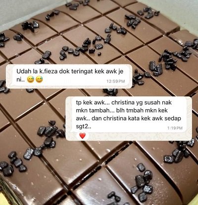 testimoni kek petaling jaya