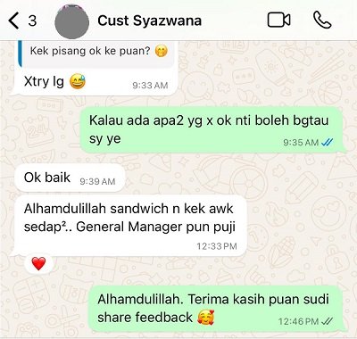 testimoni sandwich petaling jaya